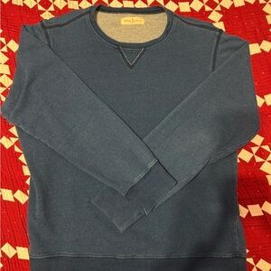 imogene + willie Blue Crewneck Sweater